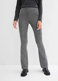 Legging évasé effet lurex, bonprix