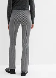 Legging évasé effet lurex, bonprix
