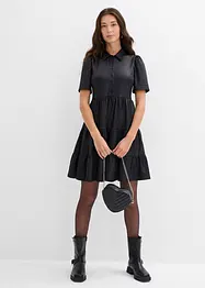 Robe courte en matière brillante, bonprix