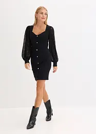 Robe courte avec décolleté plongeant, bonprix