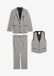 Costume 3 pièces, Regular Fit, bonprix