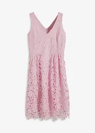 Robe en dentelle avec empiècement au crochet, bonprix