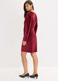 Robe courte en velours brillant, bonprix
