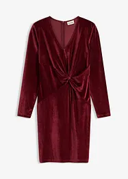 Robe courte en velours brillant, bonprix
