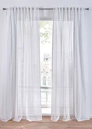 Rideau à rayures tissées (1 pce), bonprix