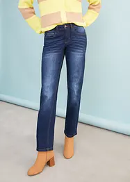 Jean Straight taille mi-haute, extensible, bonprix