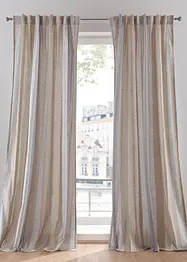 Rideau à rayures avec polyester recyclé (1 pce), bonprix