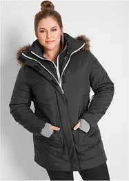 Parka longue style 2-en-1, matelassée et déperlante, bonprix