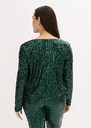 Gilet à sequins, bonprix