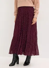 Jupe en mousseline, effet froissé, bonprix