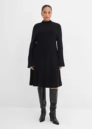 Robe trapèze en maille, viscose majoritaire, bonprix