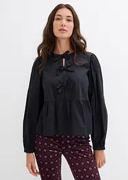 Blouse ornée de nœuds, bonprix
