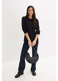 T-shirt manches longues en viscose douce et extensible, bonprix