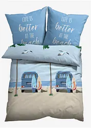 Parure de lit motif van et palmiers à la plage, bonprix