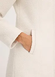 Manteau court en maille bouclette, bonprix