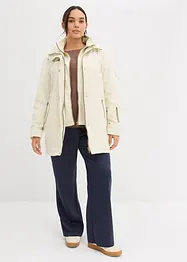 Longue parka en softshell extensible et déperlant, bonprix