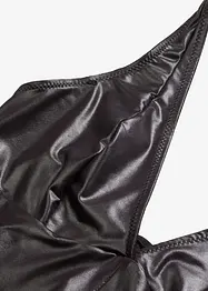 Combinaison wet look ouverte, bonprix