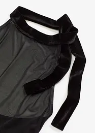 Robe dos nu avec velours, bonprix