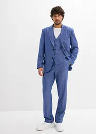 Costume 3 pièces avec gilet croisé, Regular, bonprix