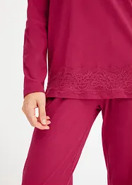 Pyjama avec dentelle, bonprix