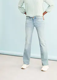 Jean bootcut taille mi-haute, extensible, bonprix