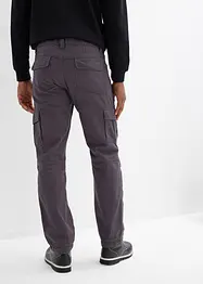 Pantalon cargo en coton robuste, coupe droite et loose, bonprix
