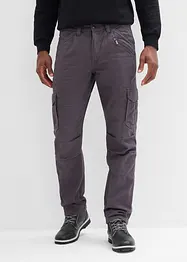 Pantalon cargo en coton robuste, coupe droite et loose, bonprix
