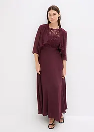 Robe longue avec dentelle, bonprix