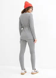 Gilet cache-cœur de grossesse et legging confortable (ens. 2 pces), bonprix