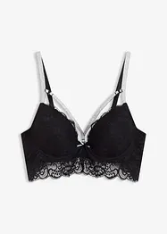 Soutien-gorge à coques et lanières brillantes amovibles, bonprix
