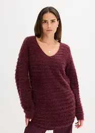 Pull long duveteux, bonprix
