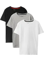 Lot de 3 T-shirts coton, bonprix