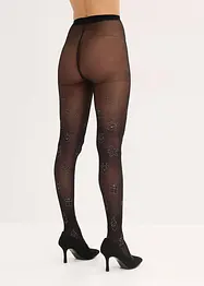 Collant à imprimé de Noël brillant, bonprix