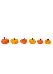 Objet déco lot de 6 citrouilles, bonprix