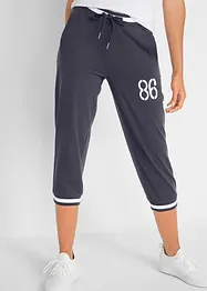 Pantalon de jogging, longueur 3/4, en coton extensible, bonprix