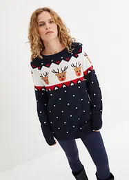 Pull de Noël renne, bonprix
