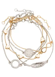 Set de bracelets (ens. 5 pces), bonprix
