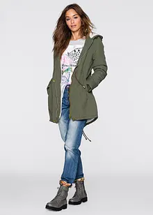 Parka avec polaire peluche, bonprix