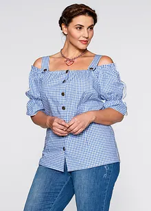 Blouse bavaroise à manches 1/2, bonprix