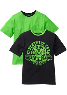 Lot de 2 T-shirts, bonprix