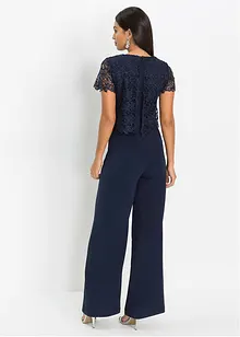 Combi-pantalon avec dentelle, bonprix