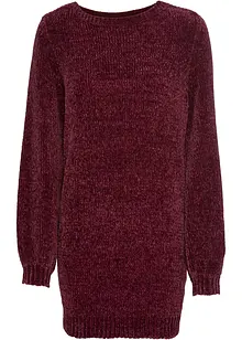 Pull long en maille chenille, bonprix