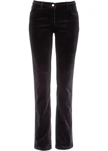 Pantalon droit en velours côtelé extensible, bonprix