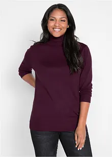 Pull à col roulé en fine maille, bonprix