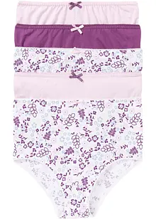 Lot de 5 slips taille haute, bonprix