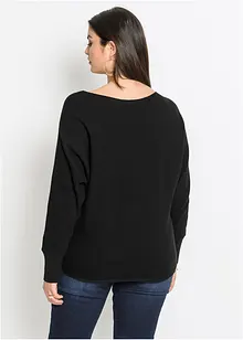 Pull oversize côtelé, bonprix