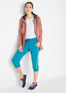 Lot de 2 pantalons de jogging en coton, longueur 3/4, bonprix