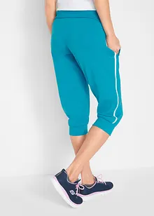 Lot de 2 pantalons de jogging en coton, longueur 3/4, bonprix
