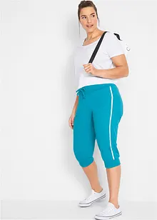 Lot de 2 pantalons de jogging en coton, coupe corsaire, bonprix