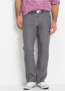 Pantalon lin Regular Fit, longueur modulable, bonprix